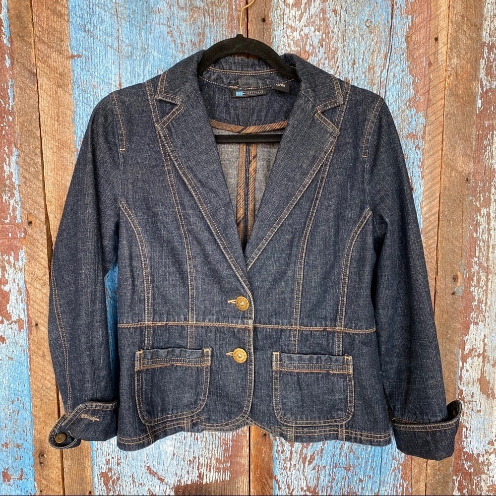 Relativity Jean Blazer Jacket Size SP